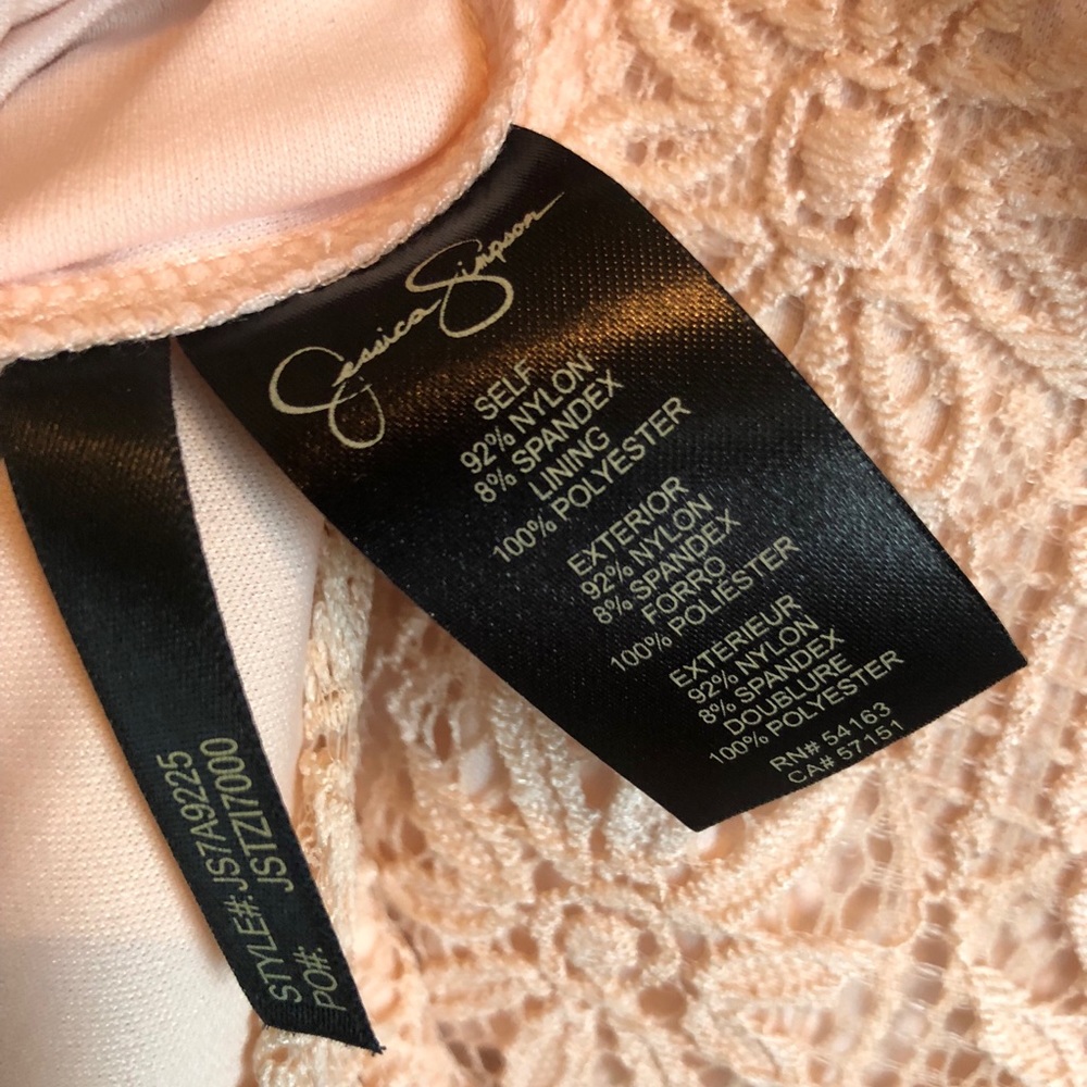 Jessica Simpson Lace Dress - Light Pink / Nude - Picture 6 of 7